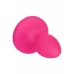 CalExotics Cheeky Gem Vibrating Probe Medium - Silicone, 10 Modes, Black