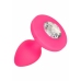 CalExotics Cheeky Gem Vibrating Probe Medium - Silicone, 10 Modes, Black