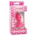 CalExotics Cheeky Gem Vibrating Probe Medium - Silicone, 10 Modes, Black