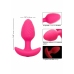 Cheeky Cheeky Glow Vibrating Plug S Glow-in-the-Dark Silicone, USB, IPX7