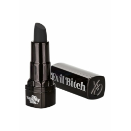 Naughty Bits Evil Bitch Lipstick Vibrator Black Compact 10-Function Naughty Bits Evil Bitch Lipstick Vibrator Black Compact 10-Function