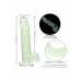 Naughty Bits I Leaf Glow-in-the-Dark Dong 20 cm Suction Cup Green