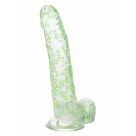Naughty Bits I Leaf Glow-in-the-Dark Dong 20 cm Suction Cup Green Naughty Bits I Leaf Glow-in-the-Dark Dong 20 cm Suction Cup Green