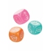Naughty Bits Roll With It Dice Game - Acrylic Icon-Based Set for Couples