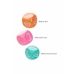 Naughty Bits Roll With It Dice Game - Acrylic Icon-Based Set for Couples