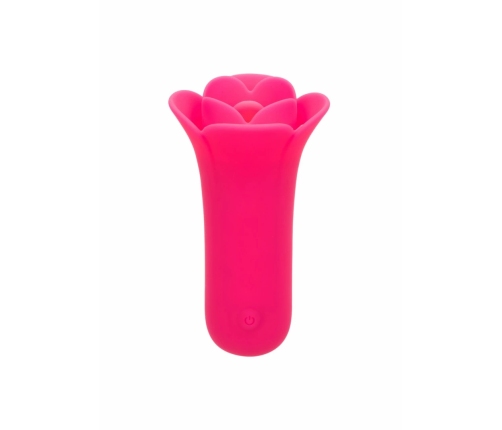 Lily Licker Mini Flower Flicker Compact Silicone Massager Pink