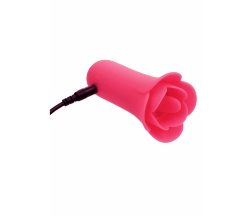 Lily Licker Mini Flower Flicker Compact Silicone Massager Pink