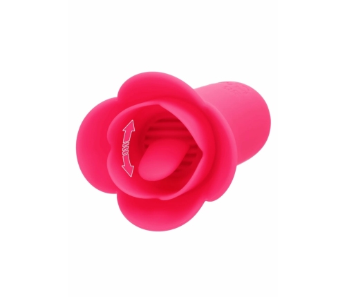 Lily Licker Mini Flower Flicker Compact Silicone Massager Pink
