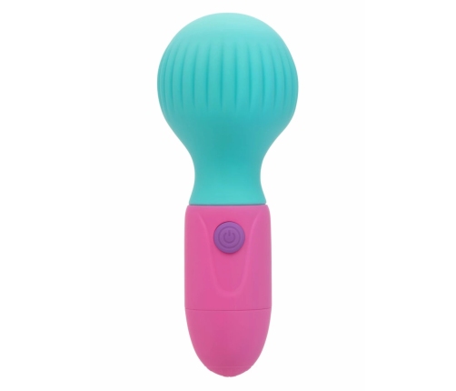 CalExotics Naughty Bits To The Max Wand Mini Massager, 10 Modes, Waterproof, Purple
