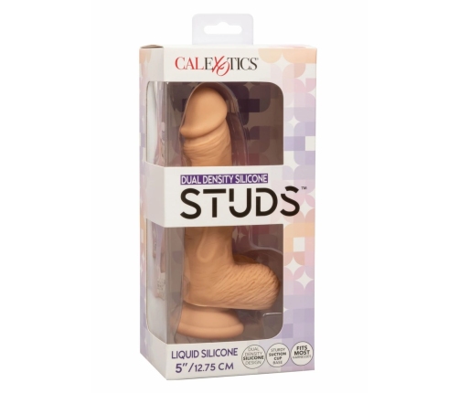 CalExotics Dual Density Silicone Stud 5” - Flexible Suction Cup Model
