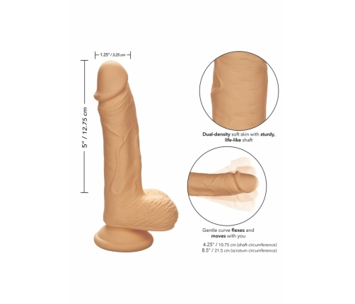CalExotics Dual Density Silicone Stud 5” - Flexible Suction Cup Model