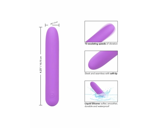 Bliss Mini Vibrator Liquid Silicone Compact 10-Speed USB Rechargeable