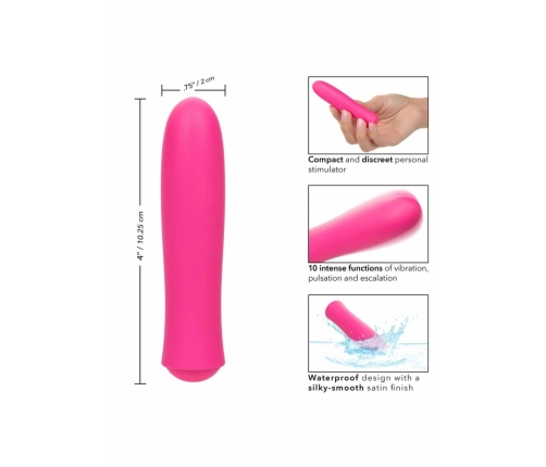 Kyst T.C.B. Vibrator Mini Bullet 10-Function Satin Finish 4-Inch