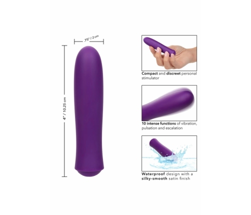 Kyst T.C.B. Vibrator Mini Bullet 10-Function Satin Black 4-Inch