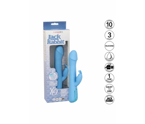 Elite Rotating Rabbit Intimate Massager with 10 Functions, Pink