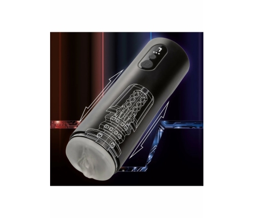 Bionic Thrusting Intimate Machine 7-Function USB Rechargeable Black