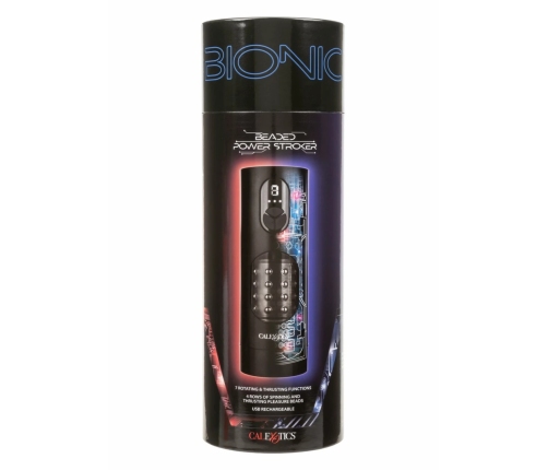 CalExotics Bionic Beaded Power Stroker USB-C Rechargeable Intimate Machine