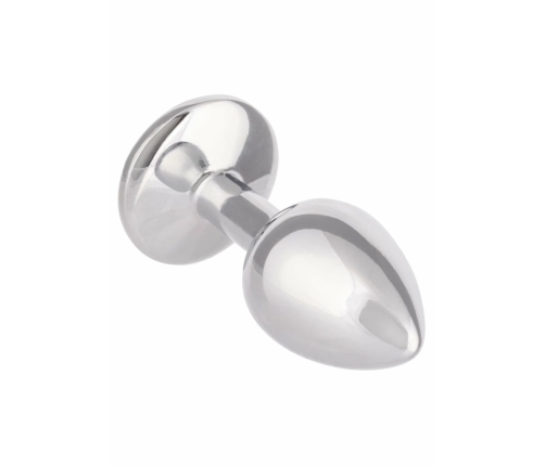 Jewel Small Rose Plug Metallic Intimate Accessory with Gem Accent