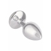 Jewel Small Rose Plug Metallic Intimate Accessory with Gem Accent