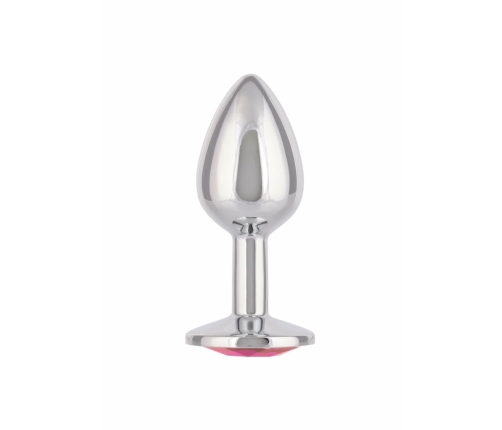 Jewel Small Rose Plug Metallic Intimate Accessory with Gem Accent