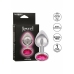 Jewel Large Rose Plug Metallic Intimate Accessory with Gem Accent