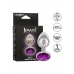 Jewel Small Amethyst Plug - Metallic Model with Gem Accent, Compact Size