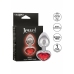Jewel Small Ruby Heart Plug Metal Intimate Accessory Nickel-Free