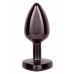 CalExotics Jewel Diamond Heart Plug Small - Silver, Elegant Nickel-Free Design