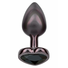 CalExotics Jewel Diamond Heart Plug Small - Silver, Elegant Nickel-Free Design CalExotics Jewel Diamond Heart Plug Small - Silver, Elegant Nickel-Free Design