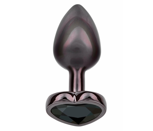 CalExotics Jewel Diamond Heart Plug Small - Silver, Elegant Nickel-Free Design