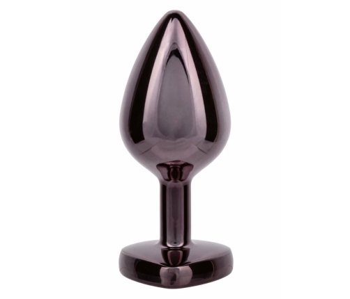 CalExotics Jewel Diamond Heart Plug Large - Elegant Metal Intimate Accessory