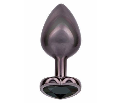 CalExotics Jewel Diamond Heart Plug Large - Elegant Metal Intimate Accessory