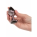 CalExotics Jewel Diamond Heart Plug Large - Elegant Metal Intimate Accessory