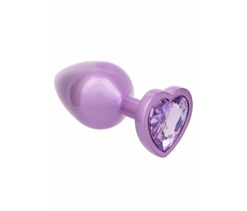 CalExotics Jewel Diamond Heart Plug Large - Elegant Metal Intimate Accessory
