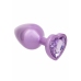 CalExotics Jewel Diamond Heart Plug Large - Elegant Metal Intimate Accessory