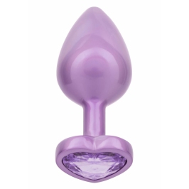 CalExotics Jewel Diamond Heart Plug Large - Elegant Metal Intimate Accessory CalExotics Jewel Diamond Heart Plug Large - Elegant Metal Intimate Accessory