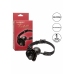 Forbidden Removable Rose Gag Silicone Adjustable Black 716770105356