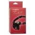 Forbidden Removable Rose Gag Silicone Adjustable Black 716770105356