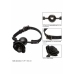 Forbidden Removable Rose Gag Silicone Adjustable Black 716770105356