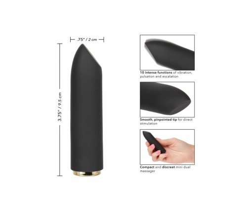 Raven Teaser Mini Massager, 10 Modes, Waterproof, USB Rechargeable