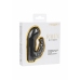 Raven Butterfly Mini Dual Massager - Compact Curved Design, Black