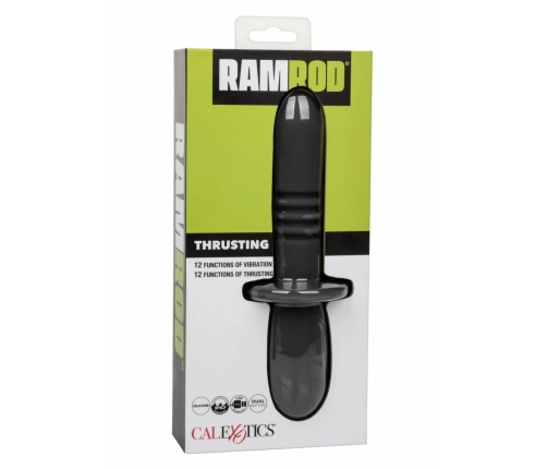 Ramrod Thrusting Dual Motor Probe Silicone Waterproof Black