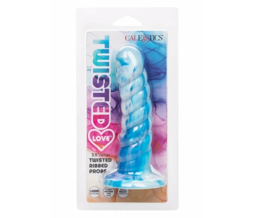 Twisted Love Twisted Ribbed Probe Silicone Curved Intimate Tool 18 cm