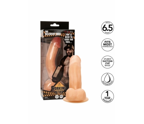 Working Stiff The Delivery Man Flexible Model with Suction Base 20 cm