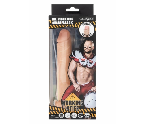 CalExotics The Vibrating Quarterback Flexible Intimate Device 10 Modes