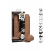 CalExotics Squirting Vibrating Stick Liquid Silicone 10-Speed 22 cm Beige
