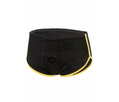 CalExotics Boundless Brief Black & Yellow Comfort Harness S/M