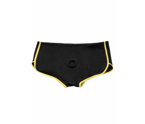 CalExotics Boundless Brief Black & Yellow Comfort Harness S/M