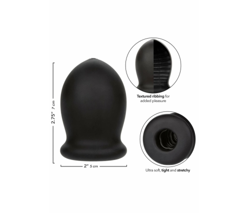 CalExotics Boundless Rechargeable Stroker Liquid Silicone Black
