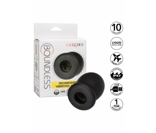 CalExotics Boundless Rechargeable Stroker Liquid Silicone Black
